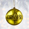 Universal Studios Glass Yellow Molded Ornament New Tags