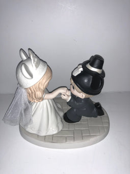 Disney Precious Moments Wedding You're my Dream Come True Signed New with Box
