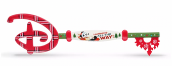 Disney Mickey Holiday Laughing All The Way Christmas Collectible Key New