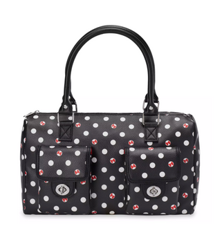 Disney Parks Minnie Polka Dot Satchel Bag New with Tag