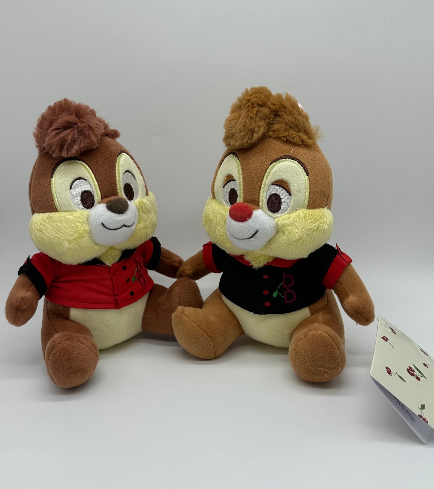 Disney Store Japan Cherry Spring Chip 'n Dale Plush New with Tag