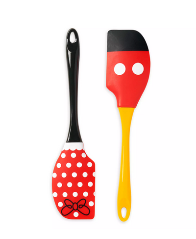 Disney Parks Mickey and Minnie Baking Spatula Kitchen Collection Set New