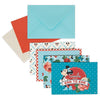 Disney Parks Back in the Day Mickey and Minnie Mouse Retro Notecard Set New