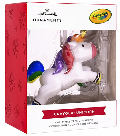 Hallmark Disney Crayola Unicorn Christmas Ornament New