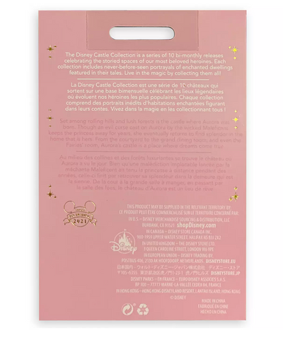 Disney Castle Collection Aurora Sleeping Beauty Castle Limited Pin New w Card