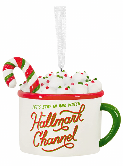 Hallmark Channel Hot Cocoa Mug Christmas Ornament New