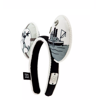 Disney 100 Celebration Mickey Steamboat Willie Ear Headband for Adults New Tag