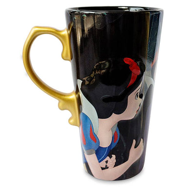 Disney Snow White and the Seven Dwarfs Magic Mirror Tall Latte Mug New