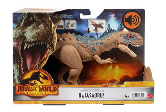 Jurassic World Dominion Roar Strikers Rajasaurus Dinosaur Figure New With Box