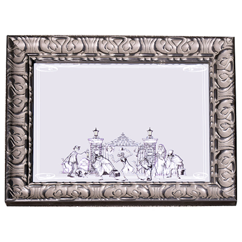 Disney Parks Haunted Mansion Hitchhiking Ghosts Framed Mirror New with Box