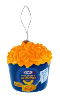 Kraft Mac & Cheese Decoupage Christmas Tree Ornament New With Tag