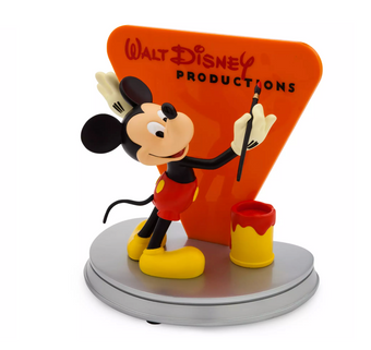 Disney 100 Years of Wonder Mickey Walt Disney Productions Logo Figure New w Box