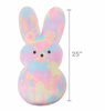Peeps Easter Peep Bunny Rainbow 24in Plush New with Tag