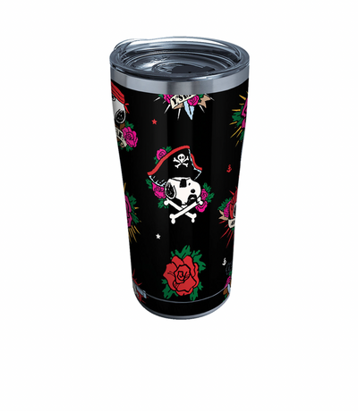 Hallmark Halloween Tervis Peanuts Pirate Snoopy Stainless Steel Tumbler New