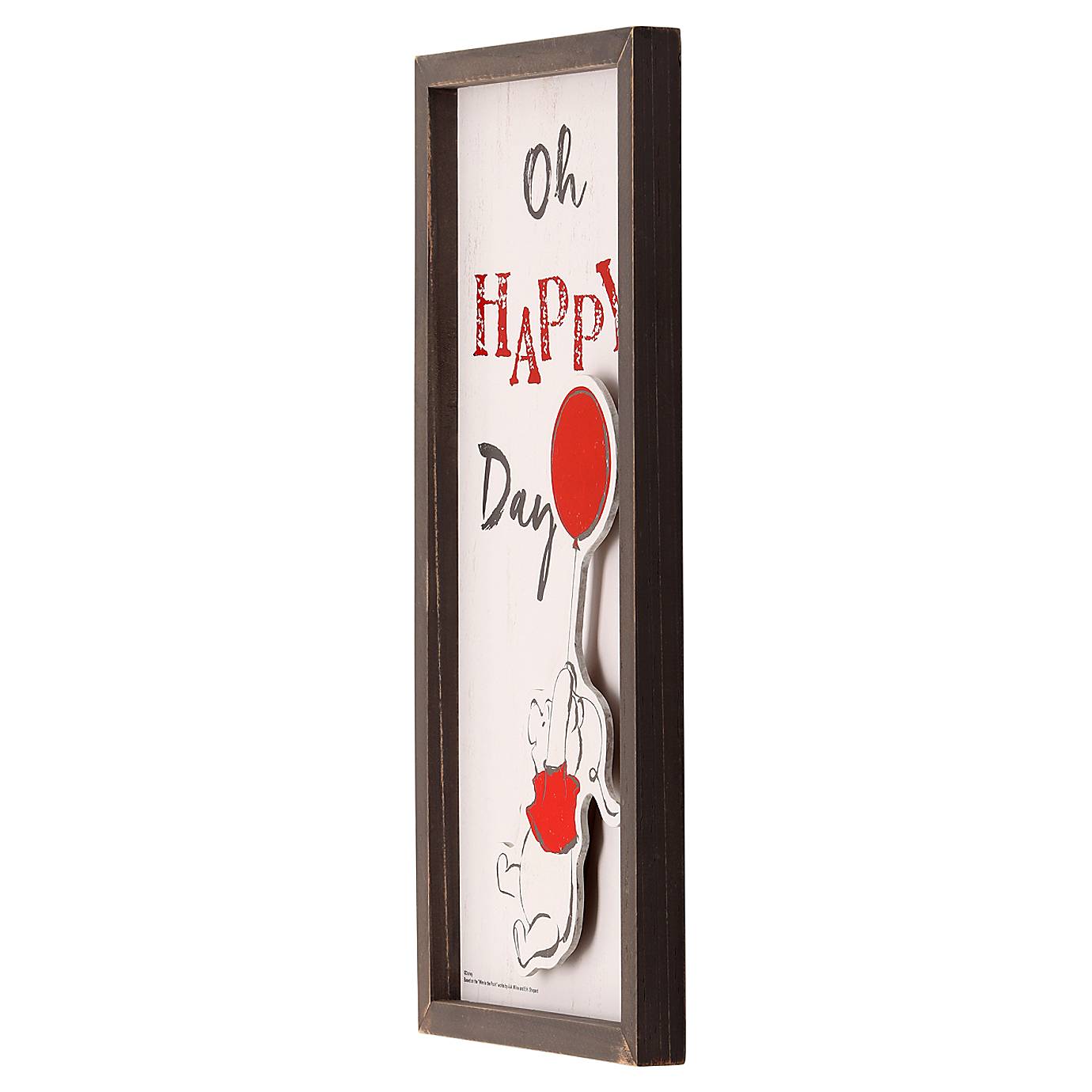 Disney Winnie the Pooh Oh Happy Day Framed Wall Decor New