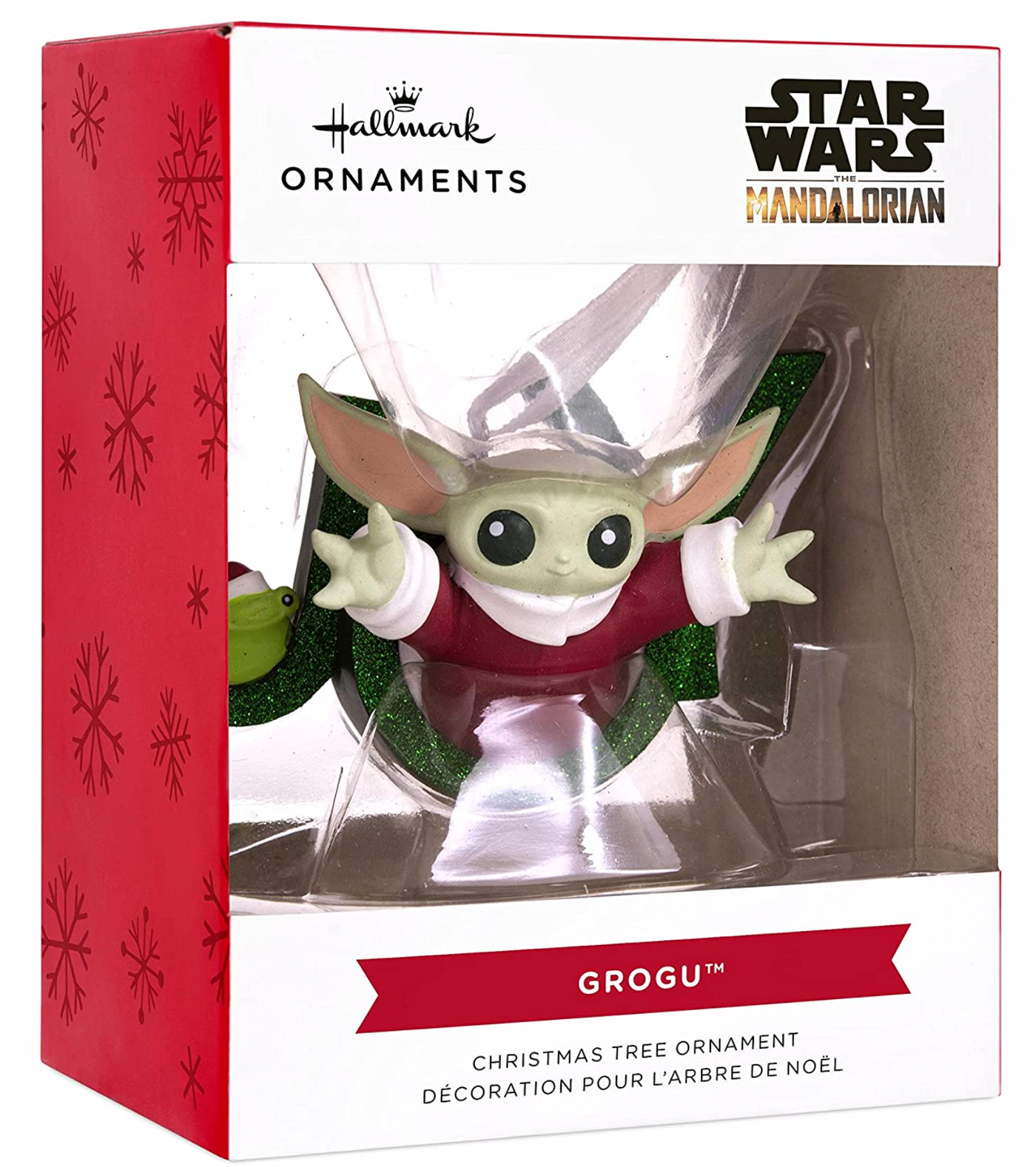 Hallmark Star Wars The Mandalorian Grogu Joy Christmas Ornament New With Box