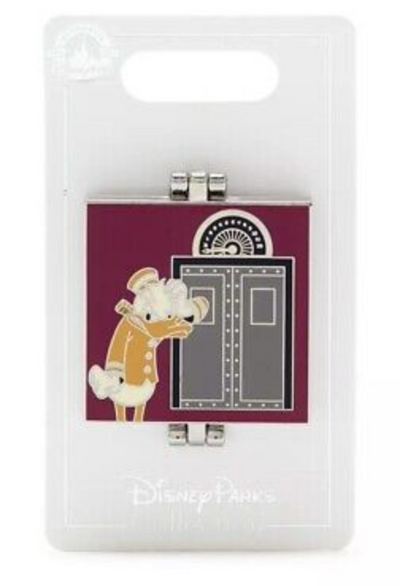 Disney Parks Hollywood Tower Hotel Mickey & Friends Folding Pin New With Card