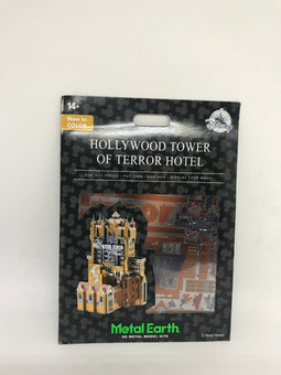 Disney Hollywood Tower of Terror Hotel Metal Earth 3D Model Kit New with Card