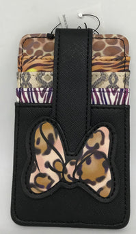 Disney Parks Minnie Mouse Animal Prints Credit Card Wallet New with Tags