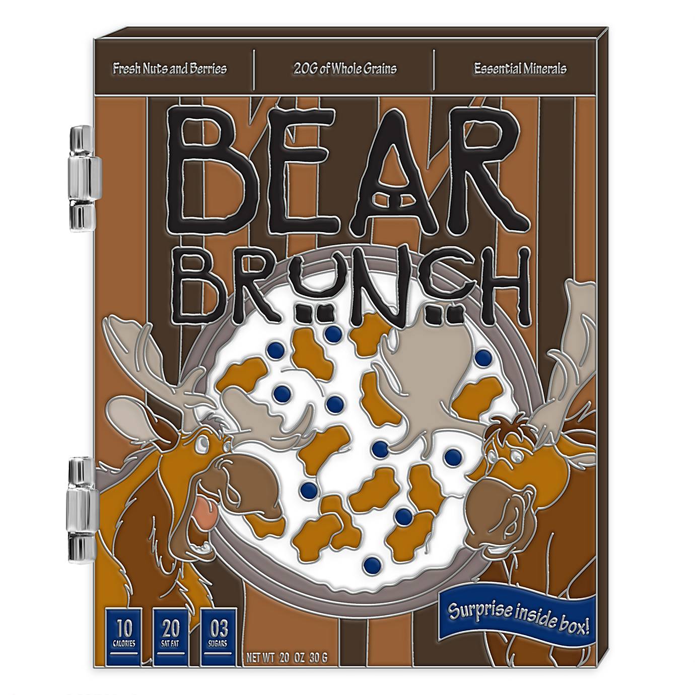Disney Rutt and Tuke Cereal Box Pin Brother Bear Pin Month Limited Edition New
