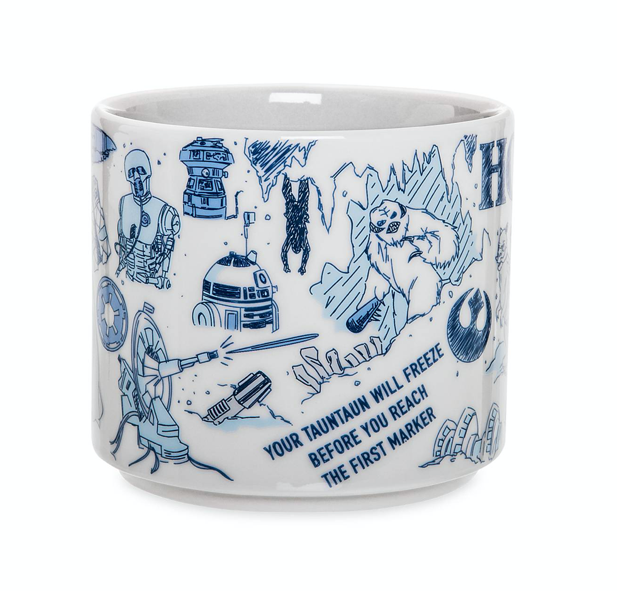 Disney Starbucks Been There Star Wars Hoth Ceramic Coffee Mug New with Box
