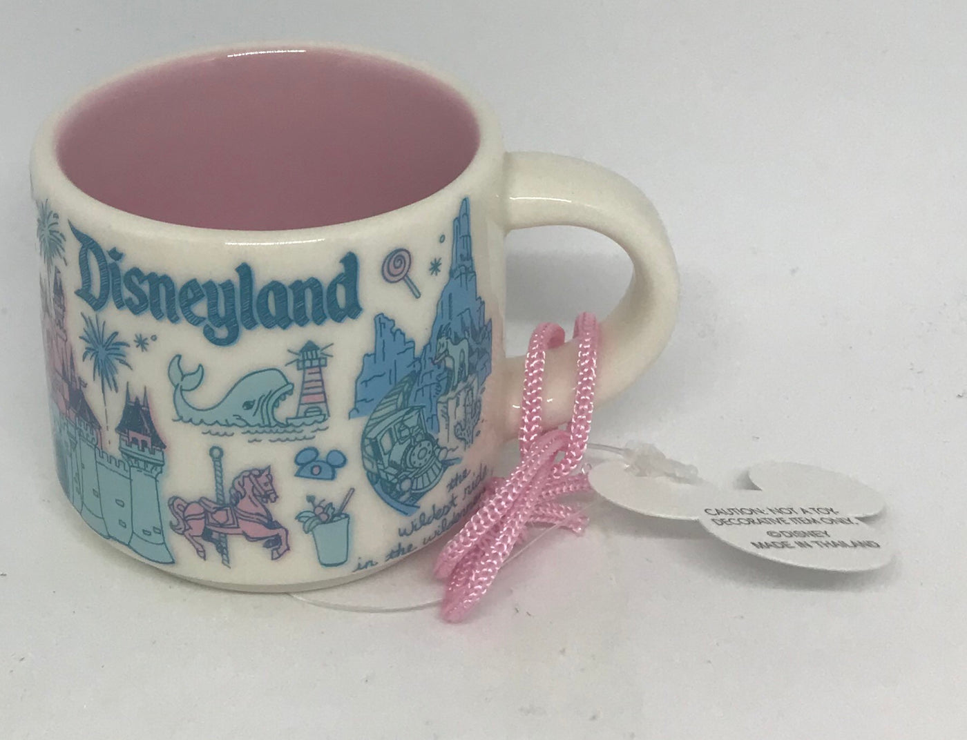 Disney Parks Starbucks Been There California Disneyland Coffee Mug Ornament New