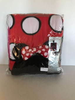 Disney Parks Minnie Adult Hooded Fleece Blanket New Sealed