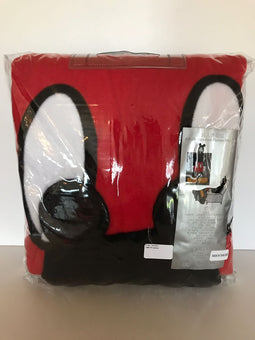 Disney Parks Mickey Adult Hooded Fleece Blanket New Sealed