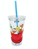 Disney Parks Alice in Wonderland Mad Tea Party Tumbler with Straw New