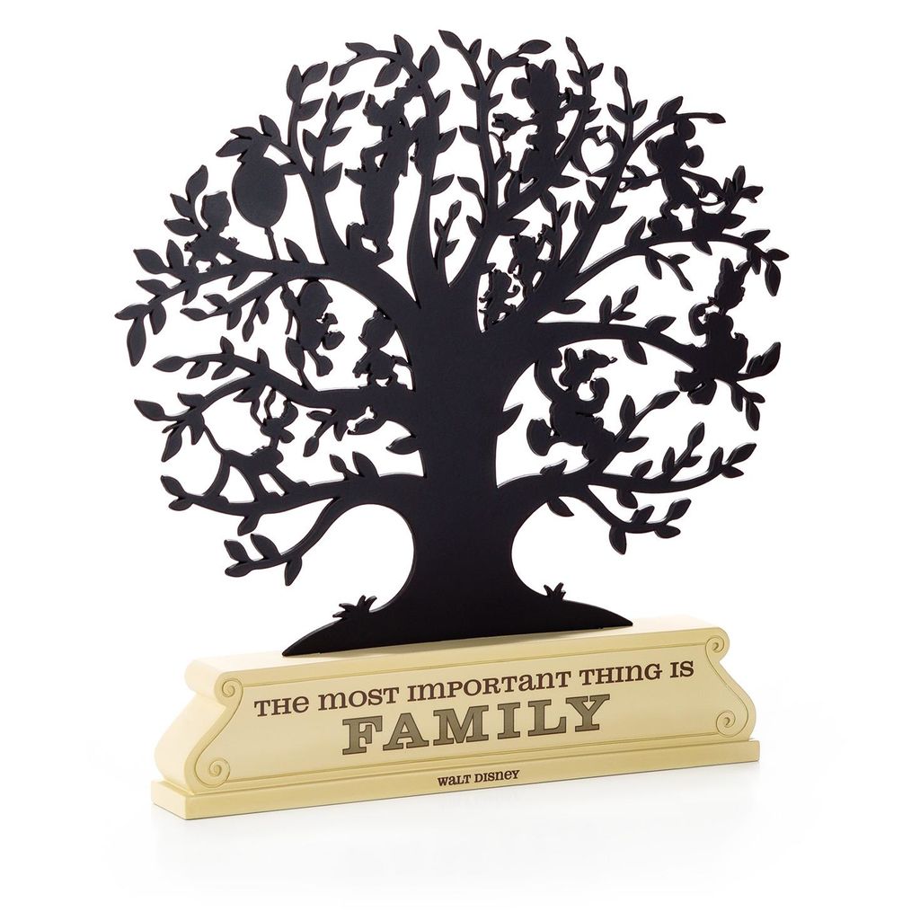 Hallmark Disney The Most Important Thing is Family Metal Tree Silhouette New