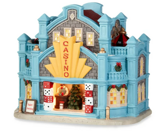 Holiday Time Casino Vintage Victorian 2022 Christmas Village New In Box