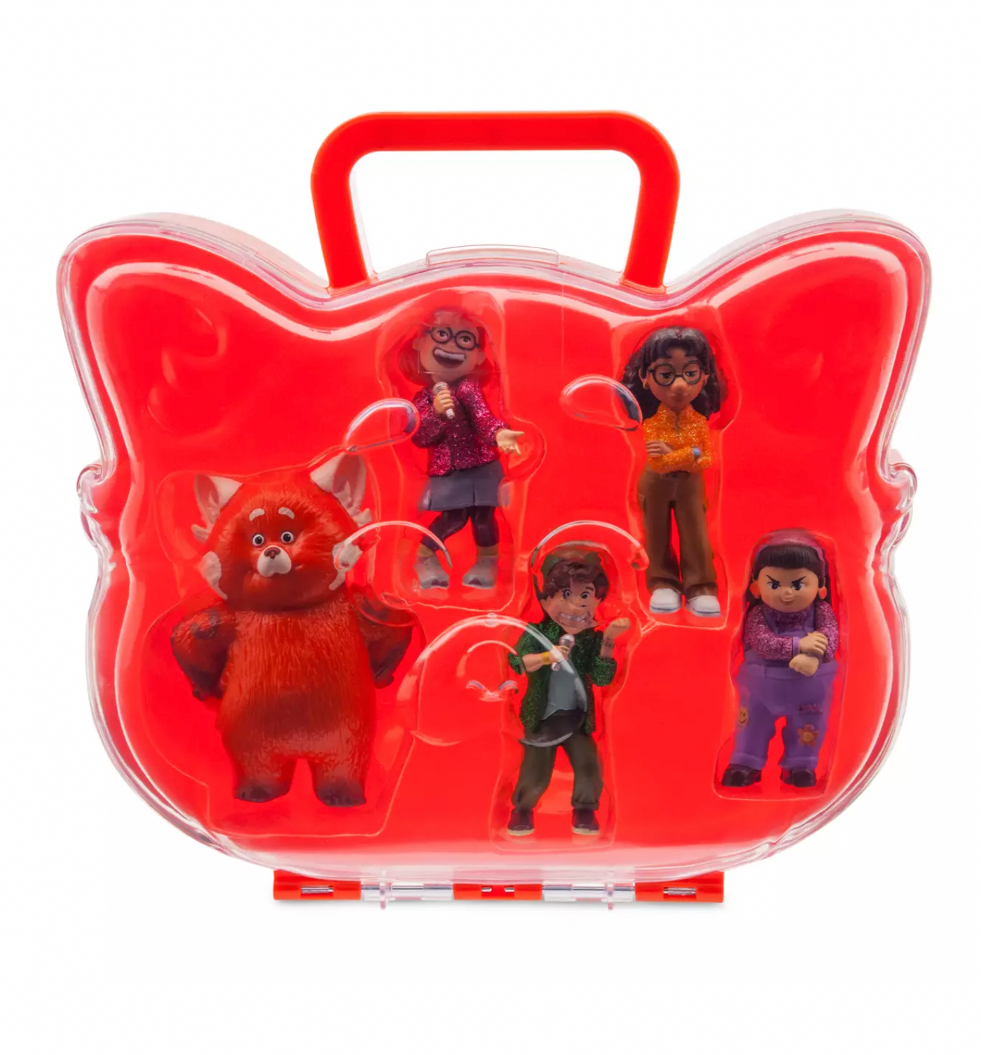 Disney Pixar 2022 Turning Red BFF Play Set with Mei Panda Carrying Case New