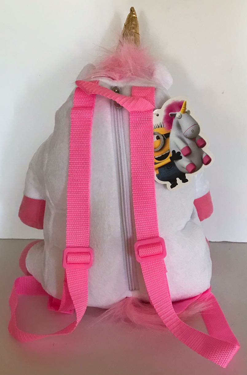 Universal Studios Despicable Me Unicorn Soft Plush Backpack New with Tag