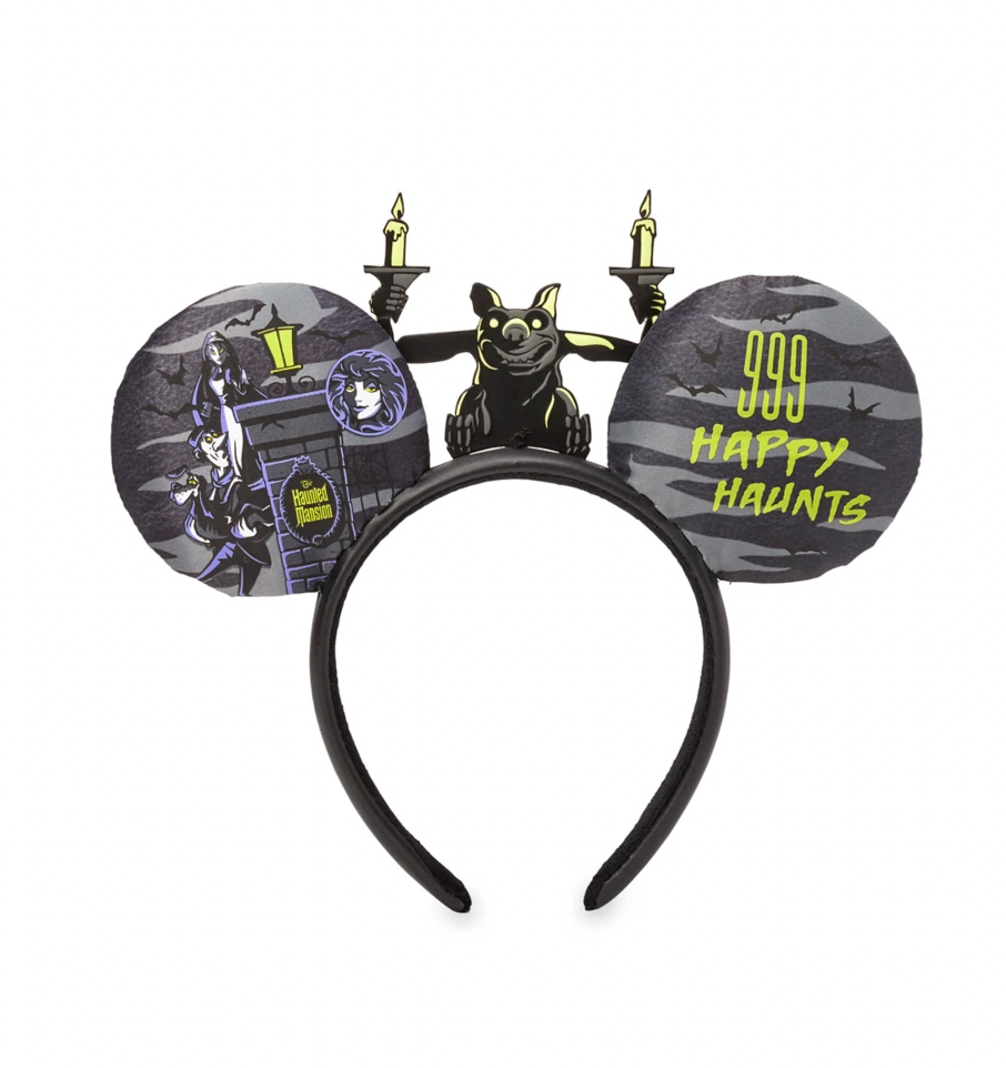 Disney Parks The Haunted Mansion 999 Happy Haunts Gargoyle Ear Headband New