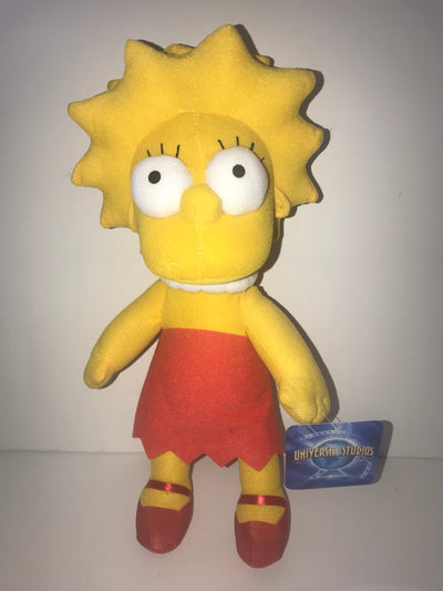 Universal Studios The Simpsons Lisa Doll Plush 13" New With Tag