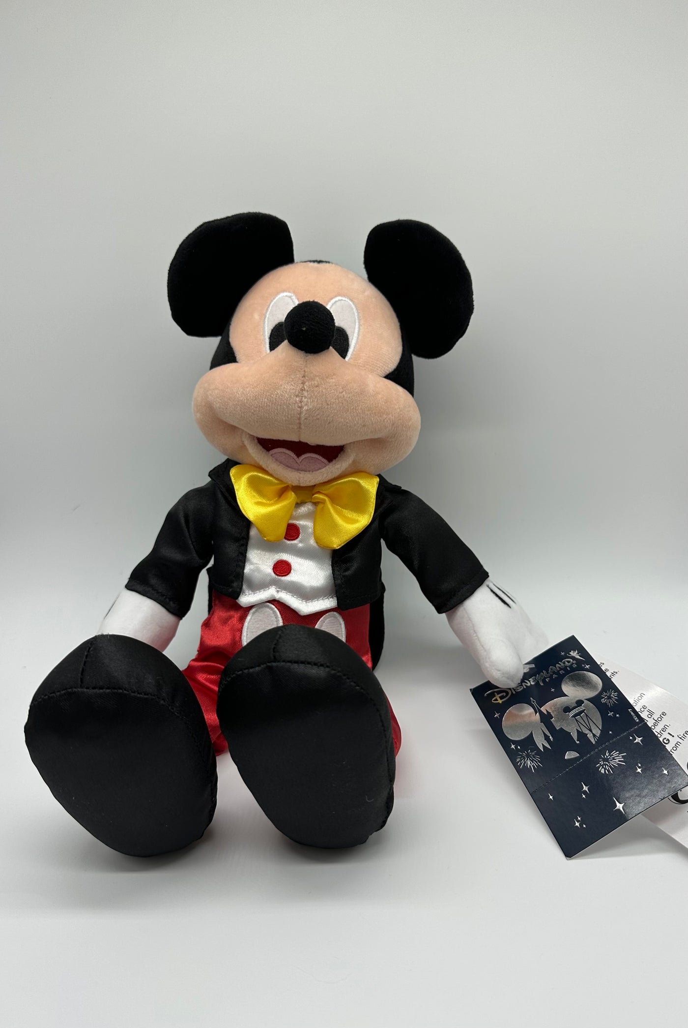 Disney Disneyland Paris Mickey with Tuxedo Plush New with Tag
