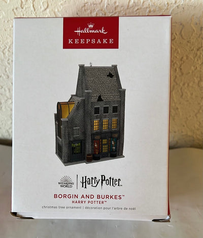 Hallmark 2022 Harry Potter Borgin and Burkes Christmas Ornament New With Box