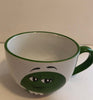 M&M's World Green Character Cappuccino Ceramic Mug New