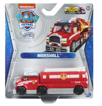 Paw Patrol True Metal Marshall Fire Truck Big Truck Pups Die Cast Car New Sealed