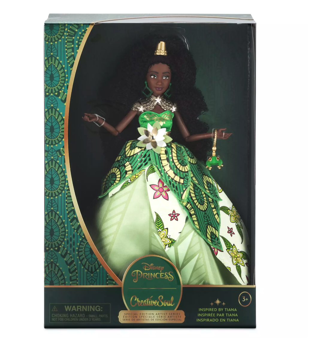 Disney Princess Doll by CreativeSoul Photography Inspired by Tiana New with Box