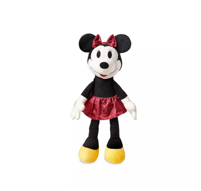 Disney Parks Minnie Mouse Crafted 11 inc Retro Plush New with Tags