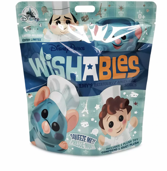 Disney Remy's Ratatouille Adventure Wishables Mystery Limited Plush New Sealed