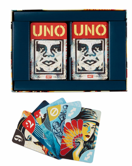 Mattel Creations UNO Artiste Shepard Fairey Card Game New with Box