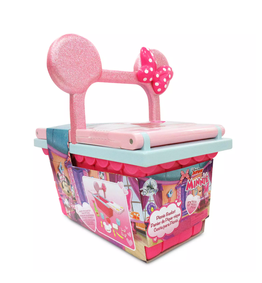Disney Minnie Picnic Basket Play Set New with Box