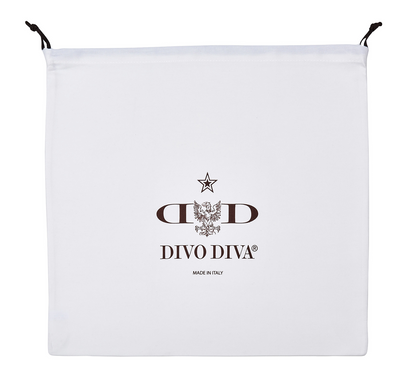 Macao Life is a Game Black Dark Brown Tote Bag Made in Italy by Divo Diva New