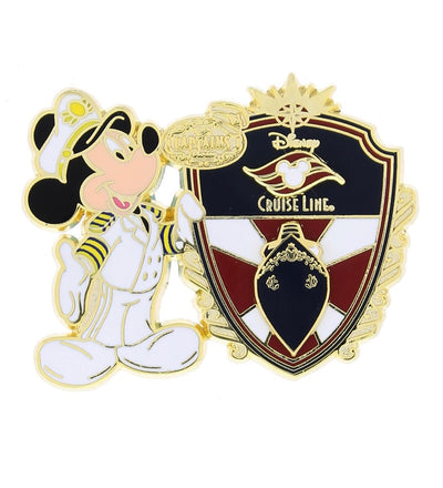 Disney Parks Cruise Line Captain Mickey Mouse Pin New with Card