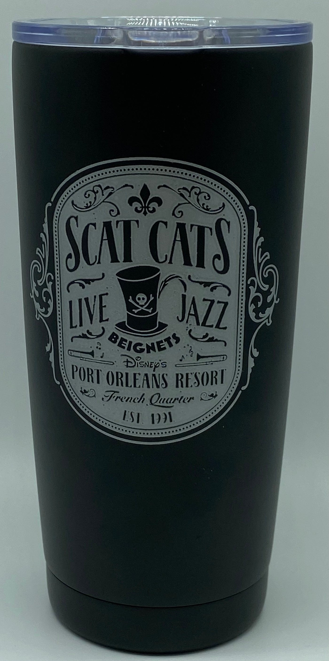 Disney Port Orleans Resort French Quarter Scat Cats Live Jazz Tumbler New