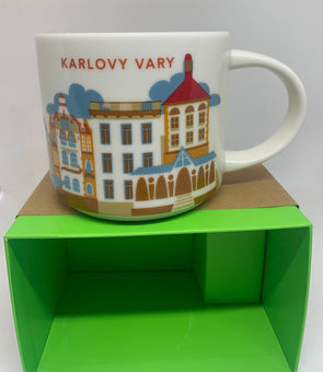 Starbucks You Are Here Collection Karlovy Vary Ceramic Coffee Mug New With Box