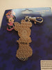 Disney Parks Minnie Mouse Lanyad Medal / Pin New with Card