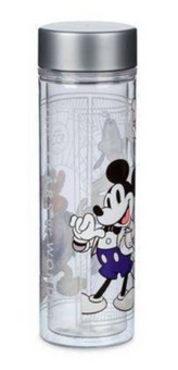 Disney Parks Plastic 100th Anniversary Mickey Mouse Water Bottle New with Tag